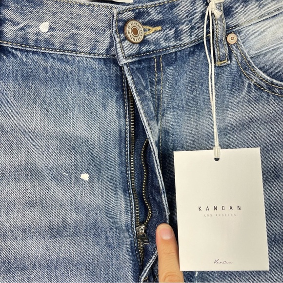 KanCan High Rise Slim Straight Jeans, 15/31 - Picture 5 of 12